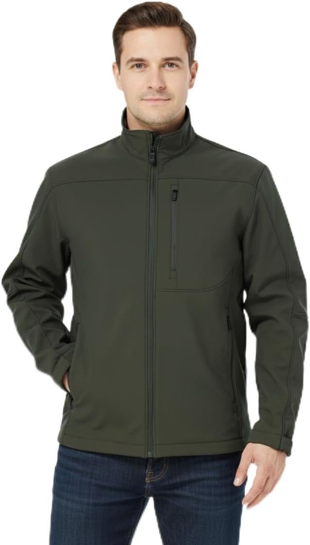 Weatherproof Men's Softshell Jacket for All-Weather Protection