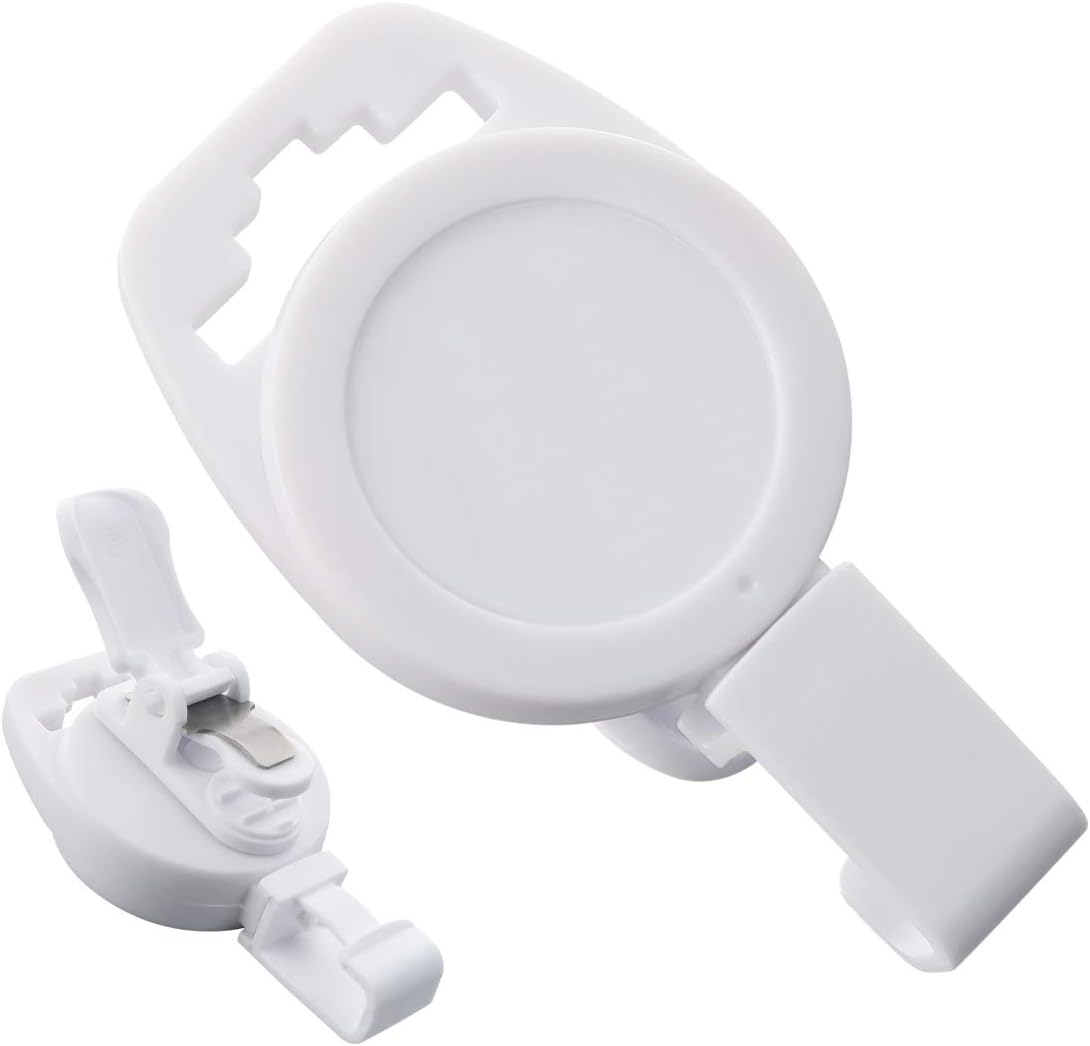 MRI Safe Badge Reels - Durable Retractable Badge Holder Clips