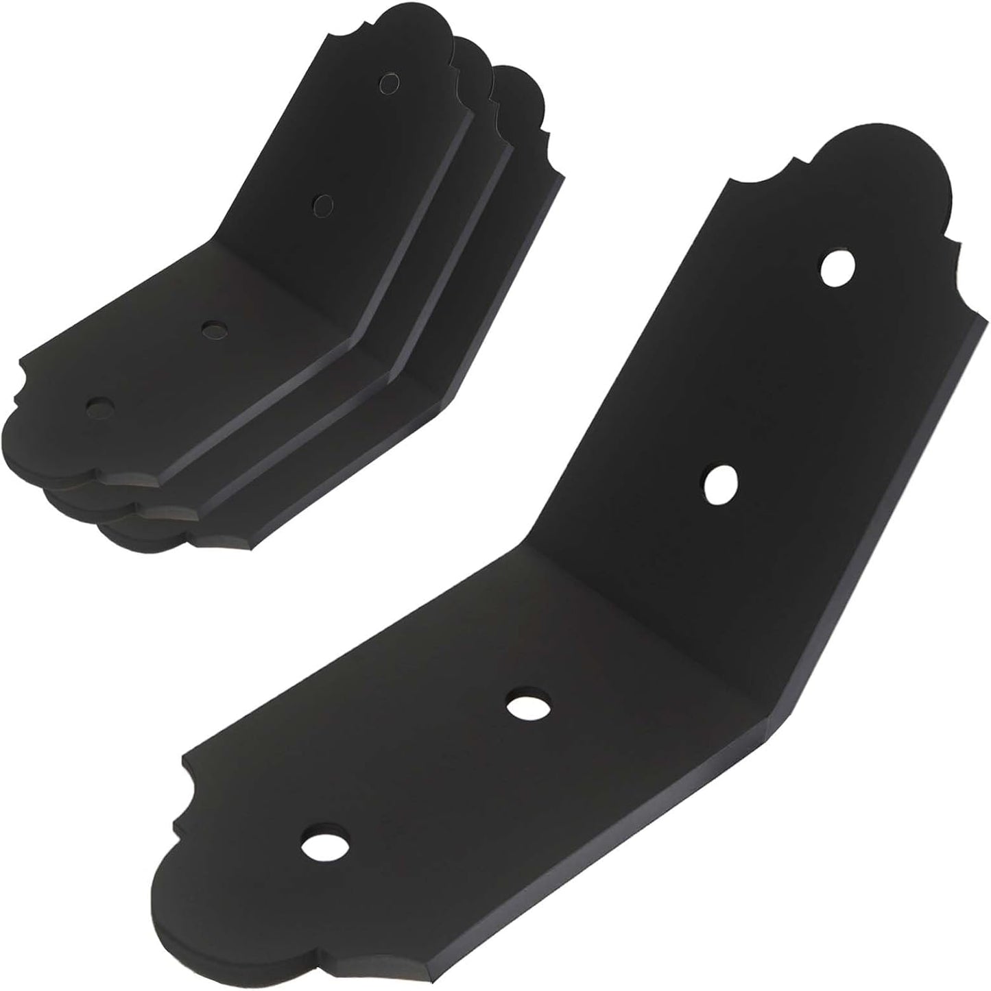 4Packs 45-Degree Angle Bracket Decorative Knee Braces for Strength