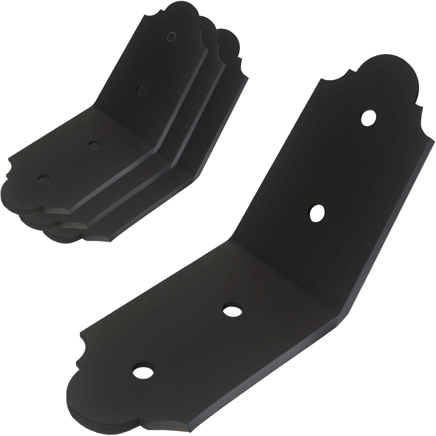 4Packs 45-Degree Angle Bracket Decorative Knee Braces for Strength
