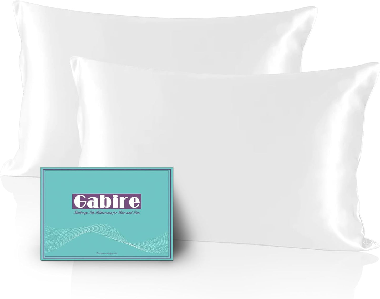 Mulberry Silk Pillow Cases Set of 2 for Hair and Skin Care