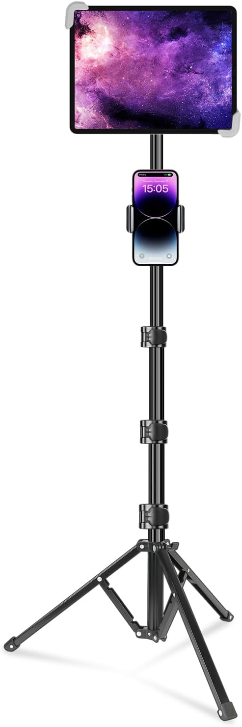 Elitehood iPad Tripod Stand for 9.5-14.5 Inch Tablets