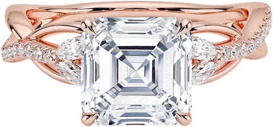 1-3 CT Moissanite Engagement Ring - Handcrafted Elegance
