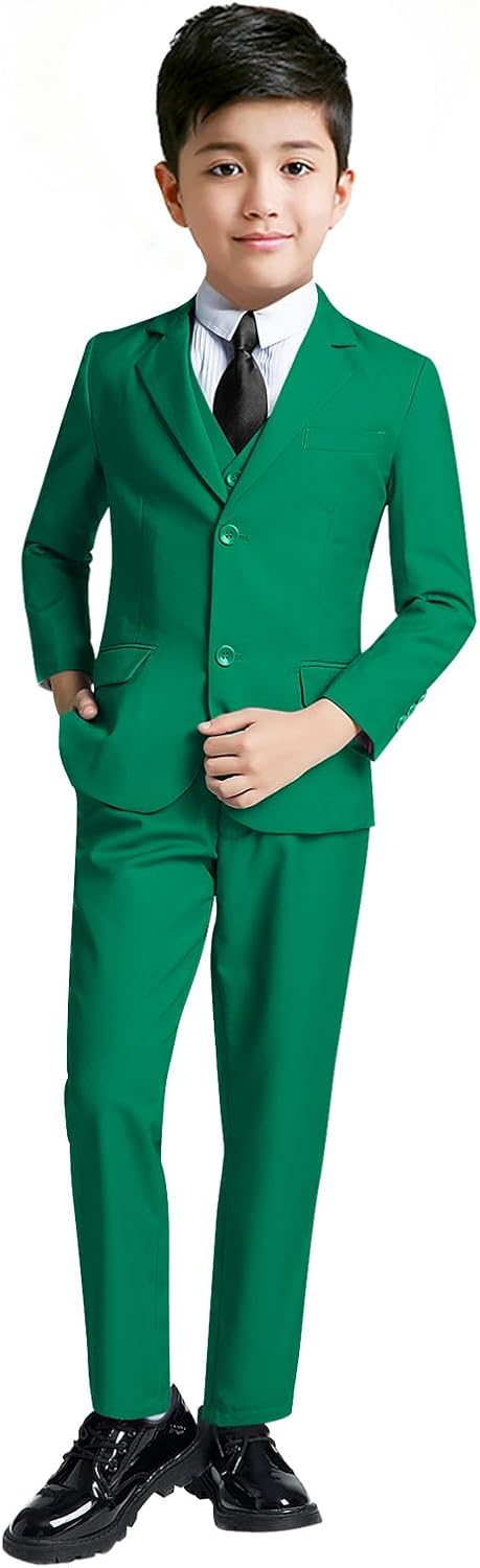 YuanLu Boys Suit for Kids Tuxedo Wedding Ring Bearer Outfit
