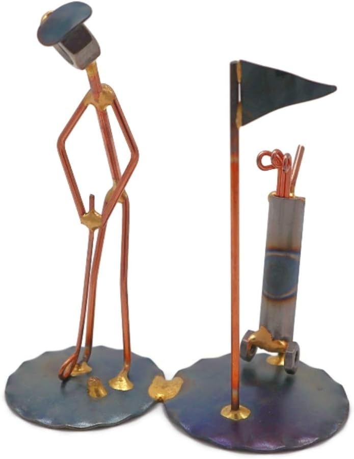 Unique Golf Putt Handmade Metal Art - Boss Gift