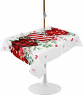 Waterproof Heart Tablecloth w/ Umbrella Hole, 60x84in