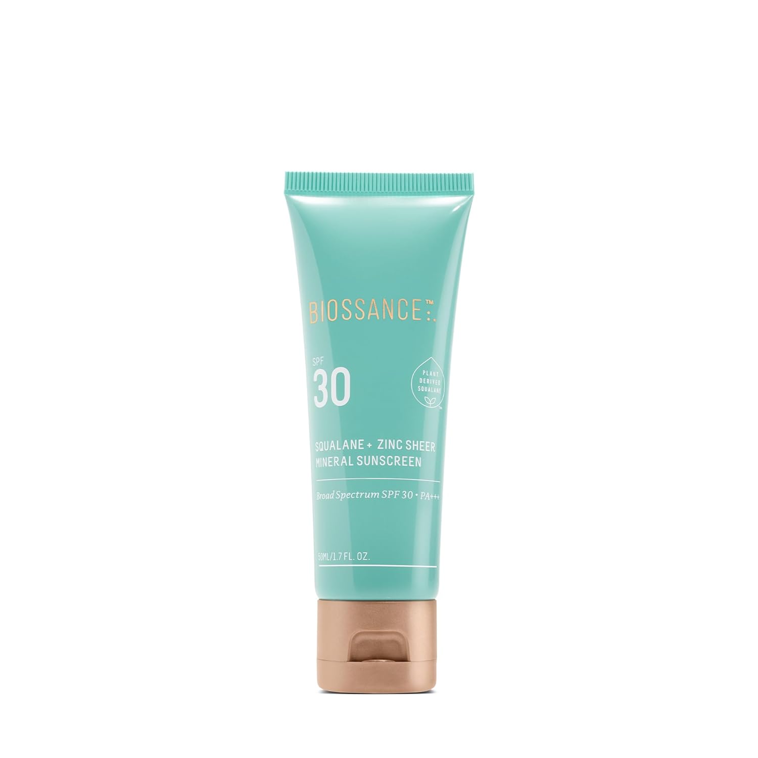 Biossance Squalane + Zinc Sheer Mineral Sunscreen Lotion Review