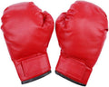 Kids Boxing Costume with Hooded Boxer Robe - Red Gloves One Size