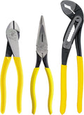 Klein Tools 92918 3-Piece Plier Set - Durable Multi-Purpose Kit