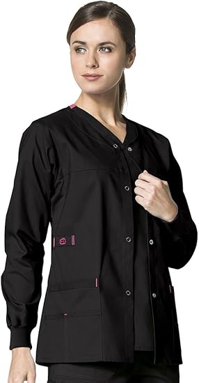 WonderWink Women's Wonderflex Constance Scrub Jacket for Comfort