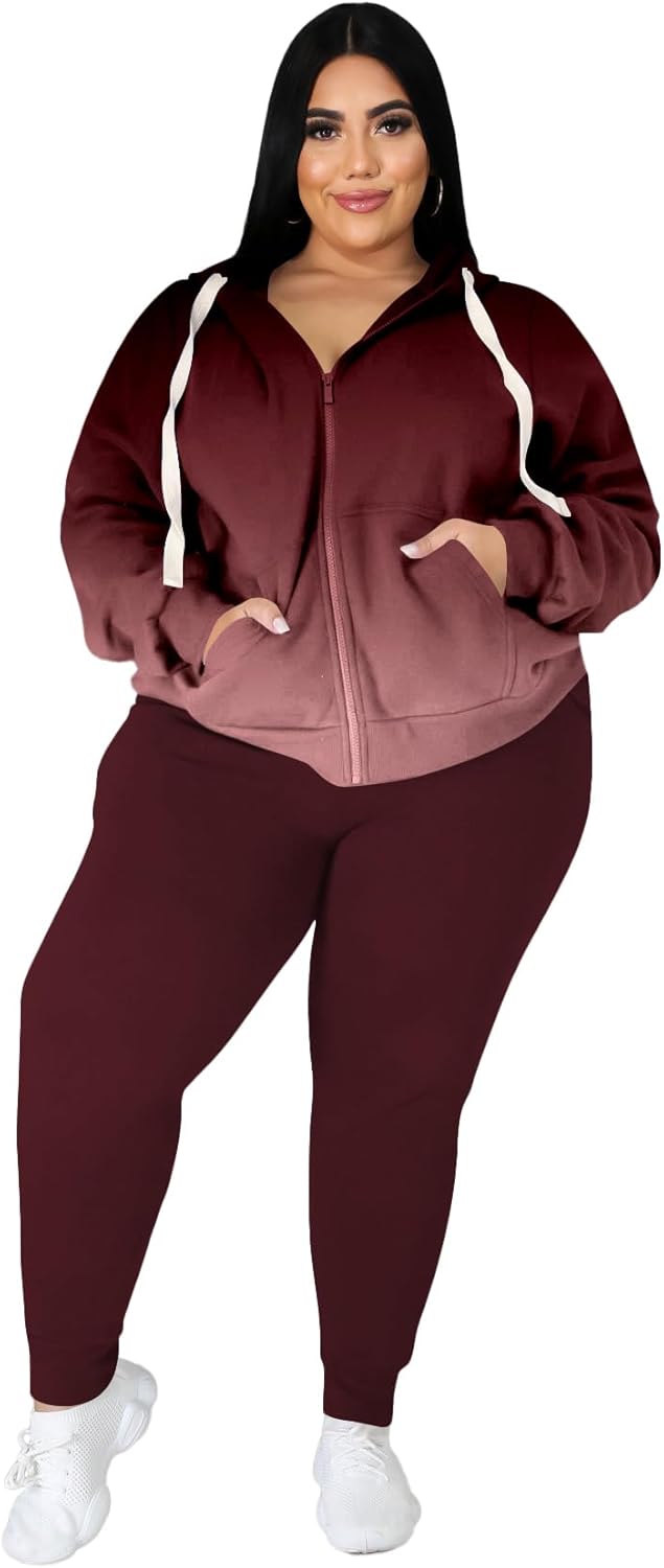 Women's Plus Size Two Piece Outfits for Comfort and Style