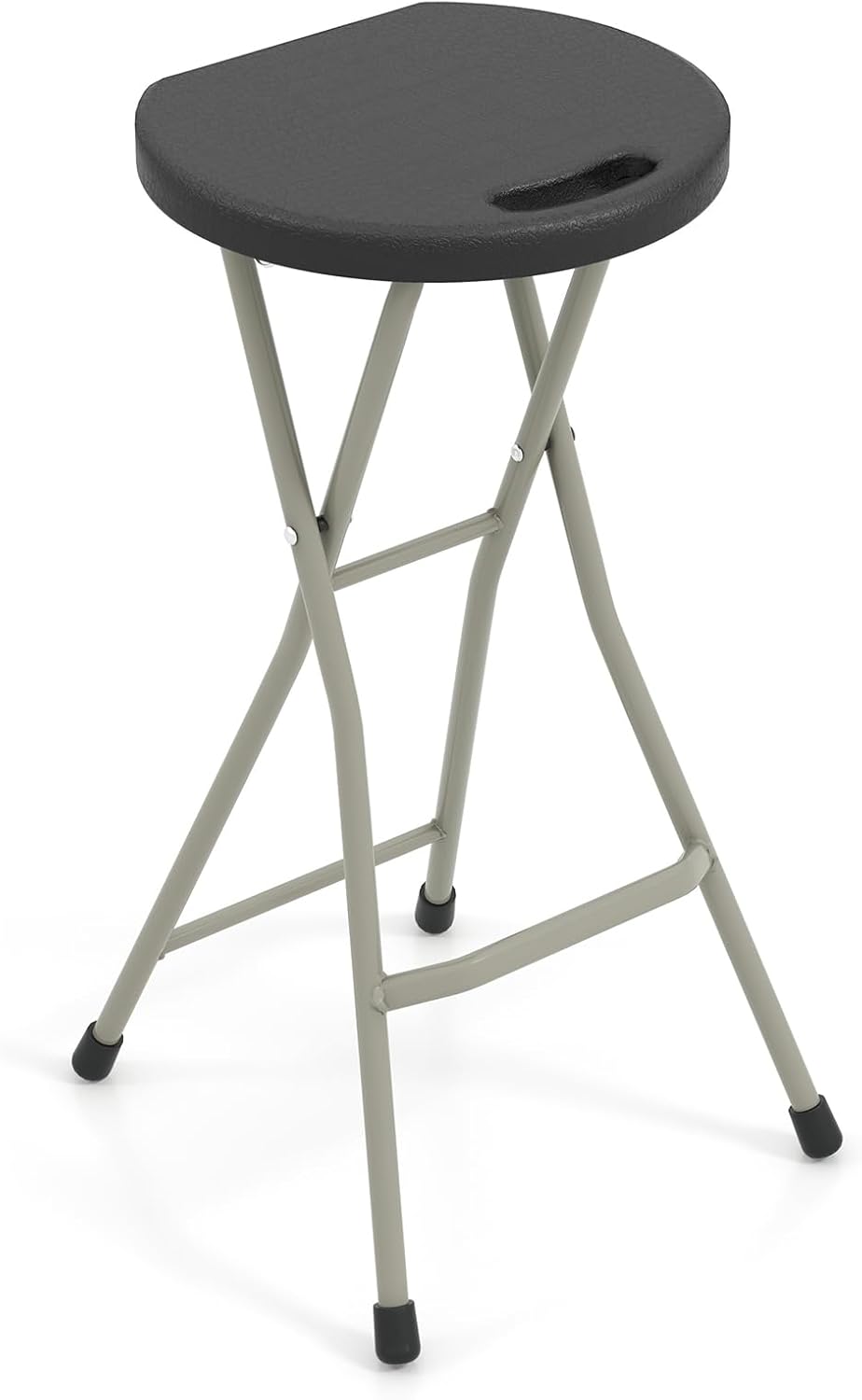 Goplus Extra Tall 28 inch Folding Stool for Camping & More