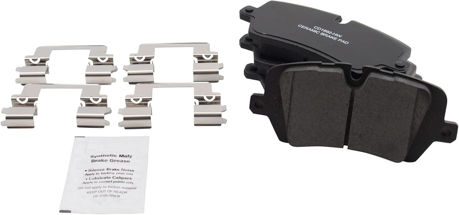 TRQ Rear Brake Pads Ceramic for 2017-2020 Discovery & More