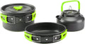 Portable Aluminum Cookware Set for Outdoor Fun