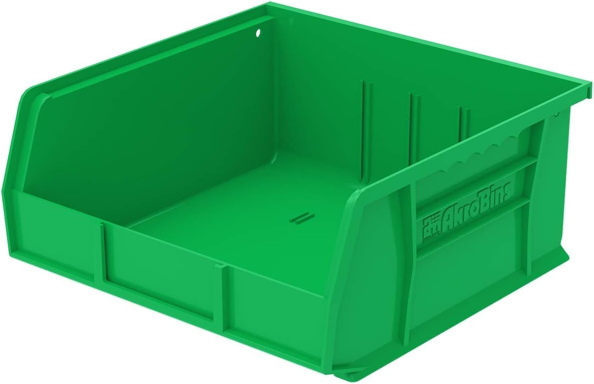 AkroBins Plastic Storage Bins for Garage and Craft Organization