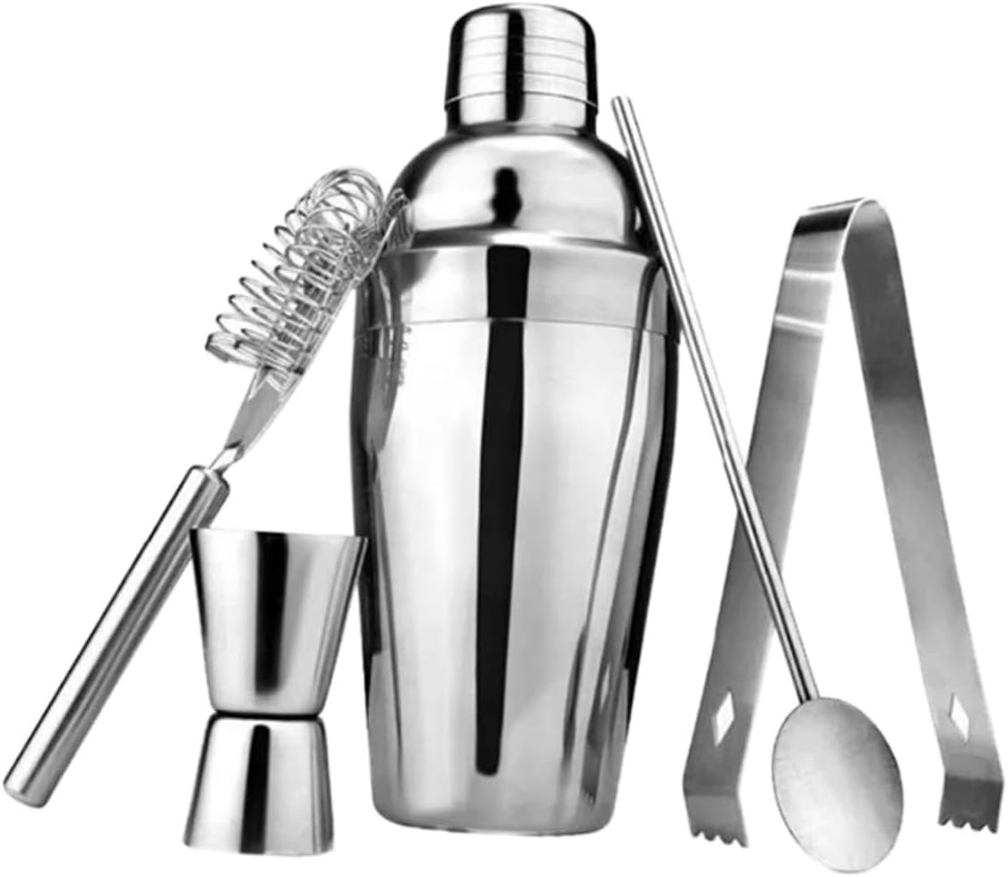 Stainless Steel Cocktail Bartender Set - Perfect Mixing!