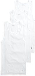 Polo Ralph Lauren Mens Classic Fit Cotton Tanks 3-Pack - Comfortable