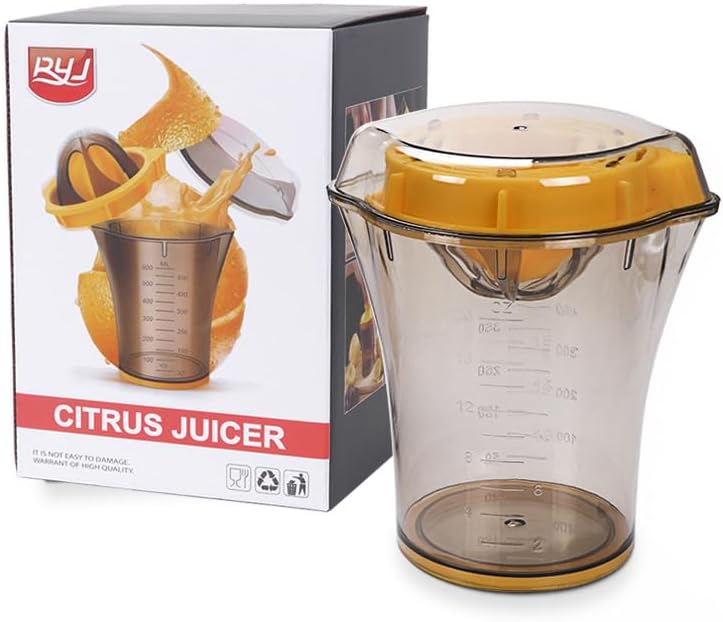 Stainless Steel Citrus Juicer: Portable & Powerful!