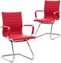 Reception Chairs Waiting Room Chair Leather Conference Chairs - Deep