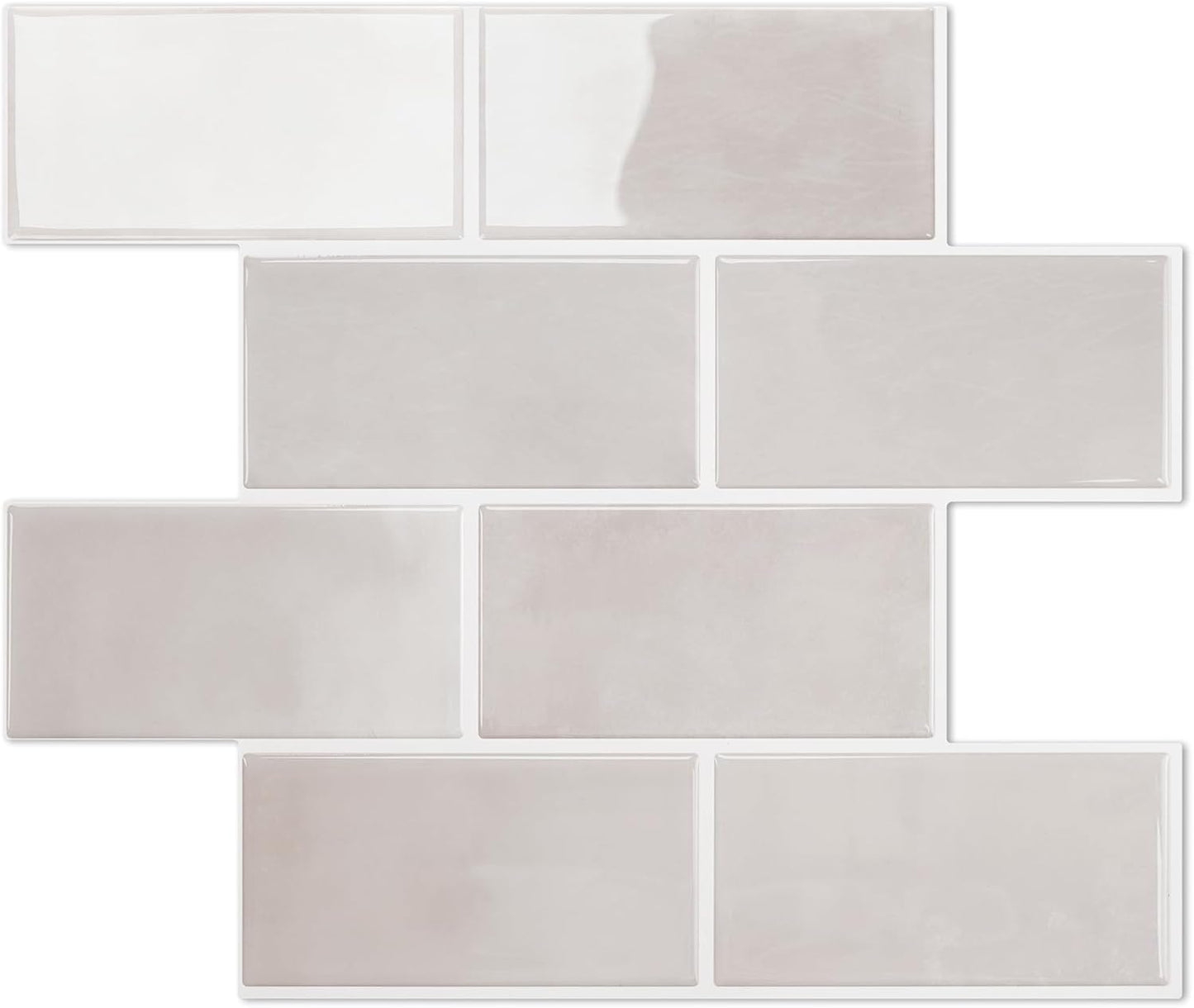 STICKGOO 10-Sheet Subway Tile Peel and Stick Backsplash Review