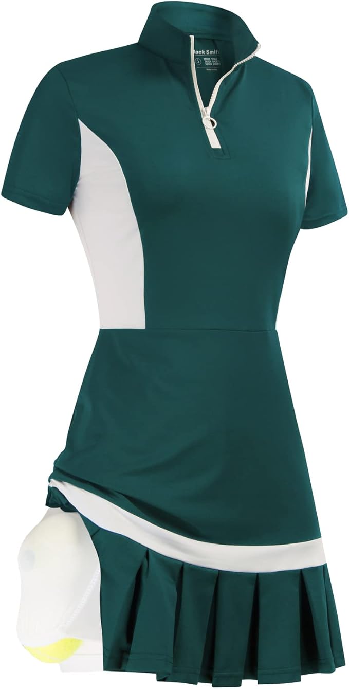 JACK SMITH Women Tennis Golf Dress with Shorts for Active Wear