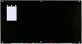 Magnetic Black Glass Dry-Erase Board Set - 6ft x 3ft for Creativity