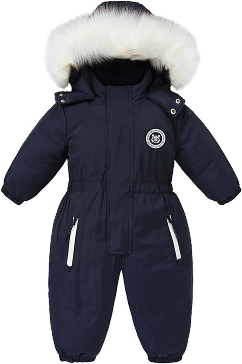 Baby Boy Snowsuit for Toddlers - Warm Winter Jacket Outfit