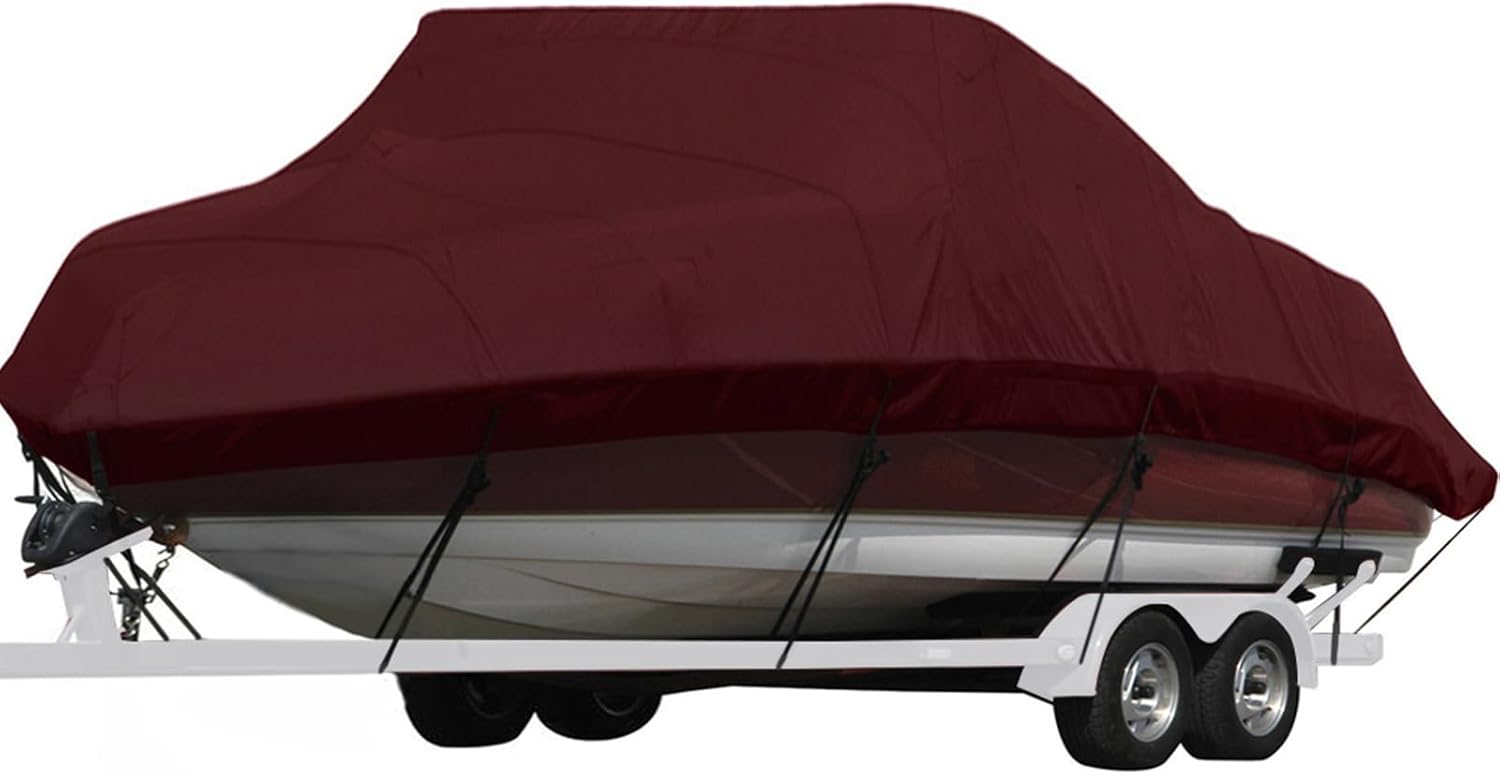 Seamander Waterproof Boat Cover for 14ft to 16ft ft Boats