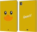 Head Case Designs Face Kawaii Duck Leather Wallet Case for iPad Pro 13
