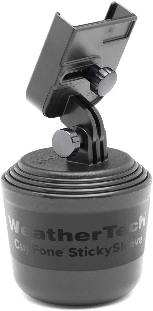 WeatherTech CupFone: Universal Cup Holder Phone Mount for Cars