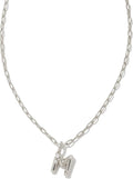 Crystal Letter Short Pendant Necklace for Women - CZ Initial Charm