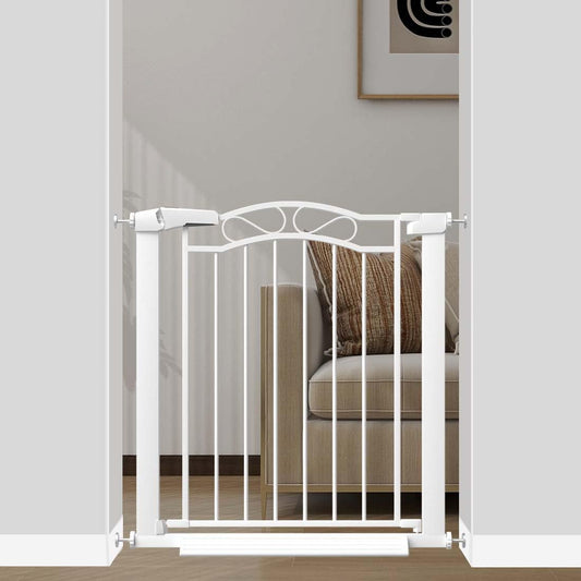 Fairy Baby Extra Wide Press Mounted Baby Gate for Kids and Pets