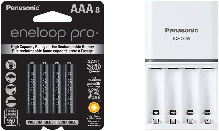 Panasonic eneloop pro AAA High Capacity Batteries & Charger
