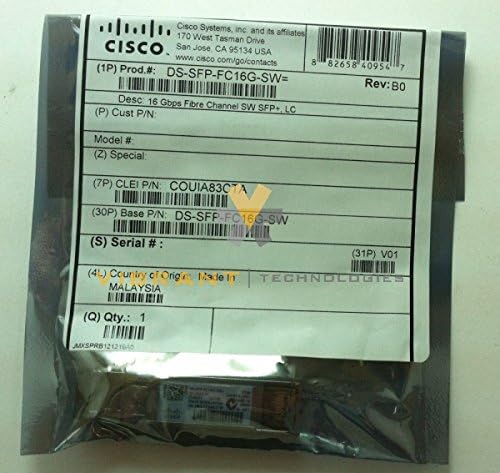 Cisco DS-SFP-FC16G-SW= SFP+ Transceiver Module Review