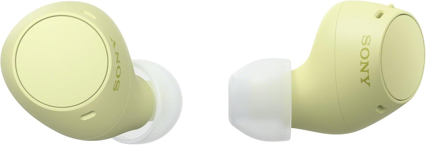 Sony WF-C510 Yellow Earbuds - 22hr Battery, Multipoint, IPX4