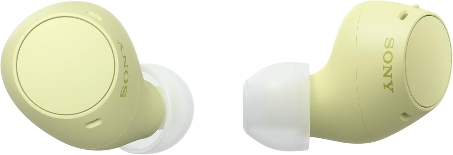 Sony WF-C510 Yellow Earbuds - 22hr Battery, Multipoint, IPX4