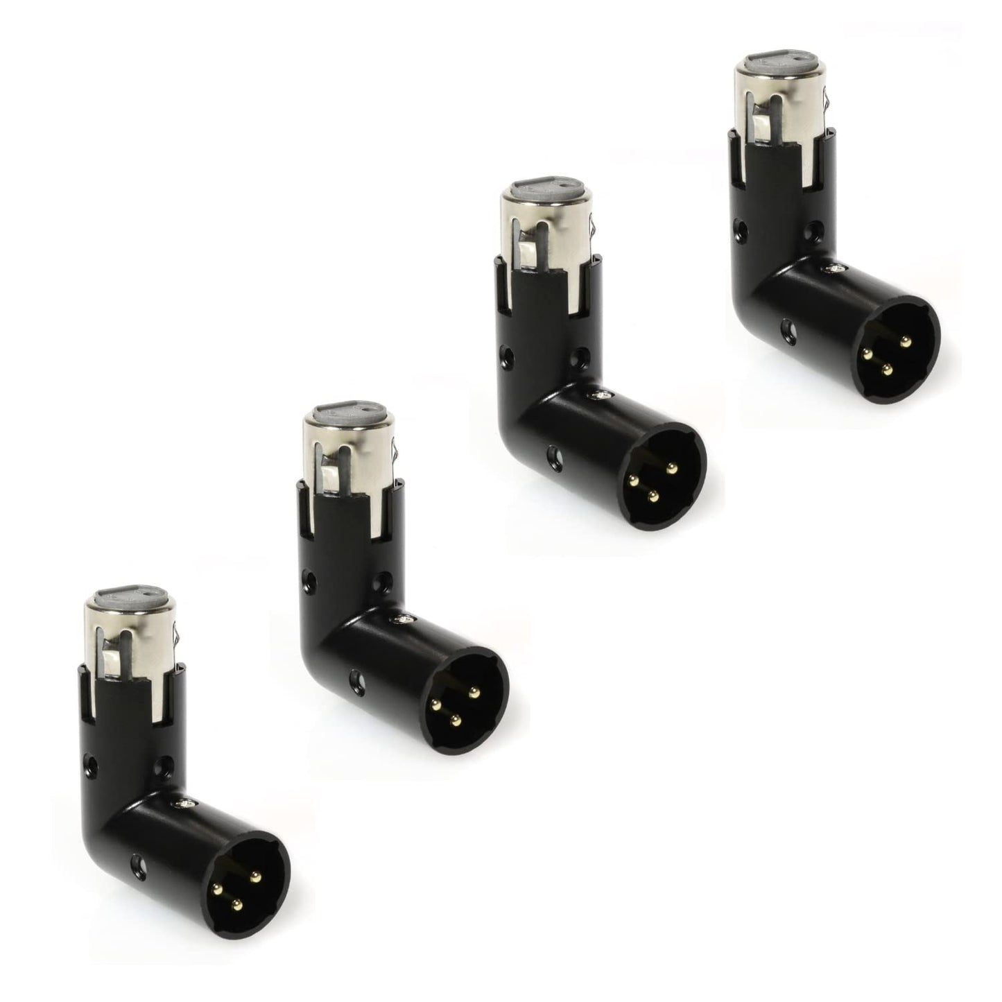 LyxPro XLR Angle Adapter for Optimal Cable Management and Setup