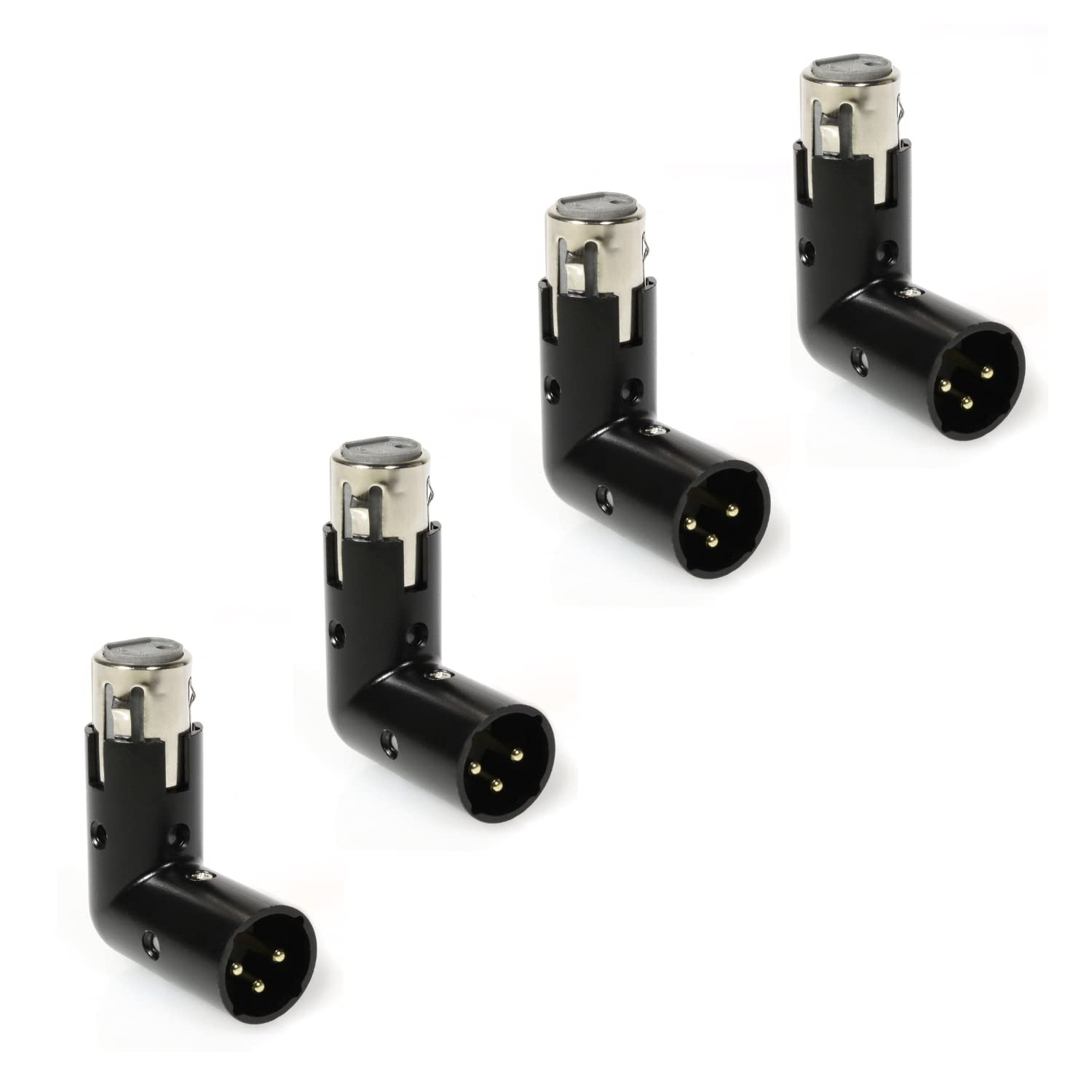 LyxPro XLR Angle Adapter for Optimal Cable Management and Setup