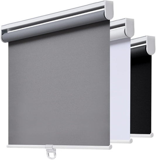 AOSKY Cordless Roller Shades Blackout Blinds for Home Use