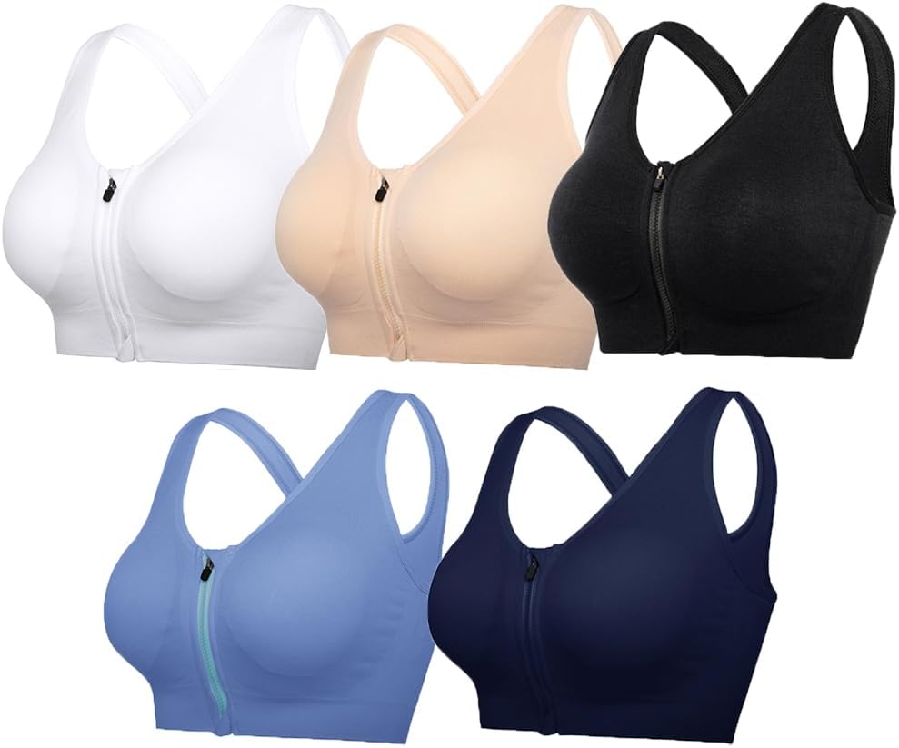 YEYELE Medium Support Racerback Tank Top for Post Surgery Comfort