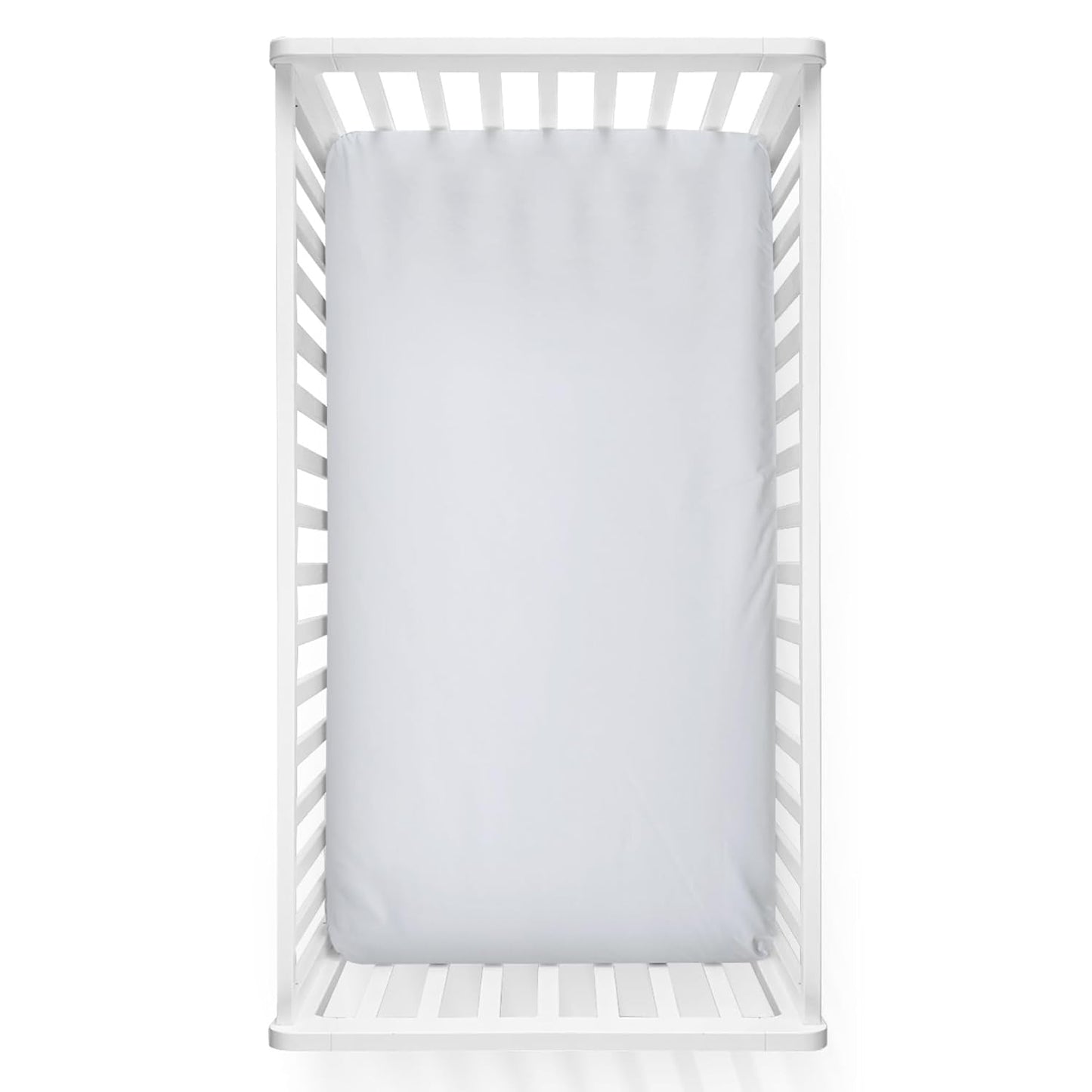 Breathable Bamboo Viscose Fitted Crib Sheet for Baby Comfort