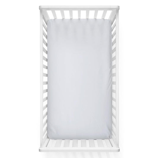 Breathable Bamboo Viscose Fitted Crib Sheet for Baby Comfort
