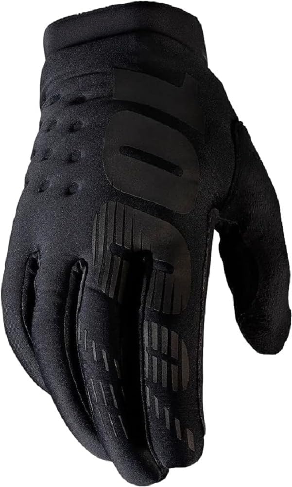 100% BRISKER Cold Weather Motocross Gloves for Winter Riding