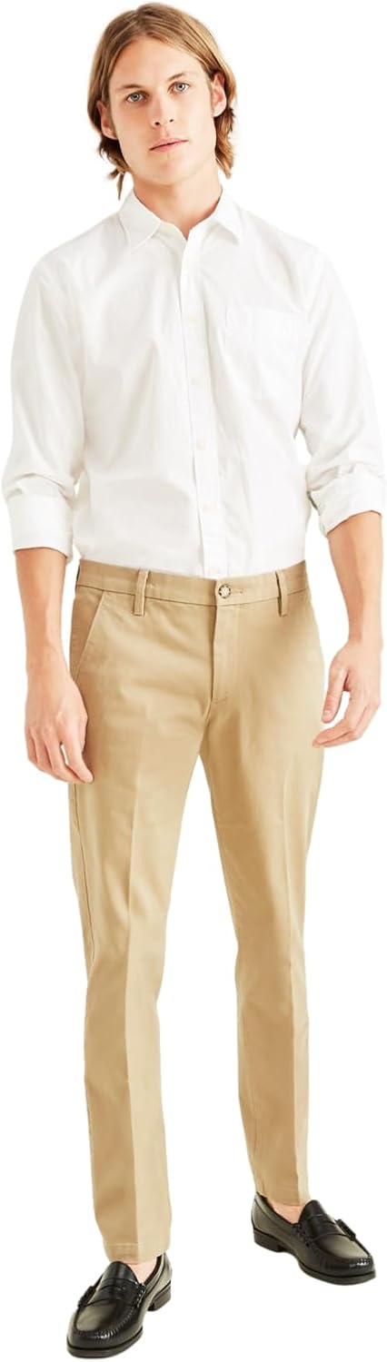 Dockers Mens Slim Fit Workday Khaki Smart 360 Flex Pants Review