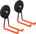 Heavy Duty Large Magnetic Hooks 2 Pack - Strong Magnetic Garage Hooks