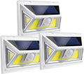 Upgrade with Magnet 3Pack Solar Motion Sensor Lights - Ultra Bright