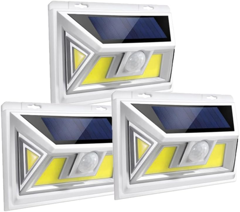 Upgrade with Magnet 3Pack Solar Motion Sensor Lights for Safety