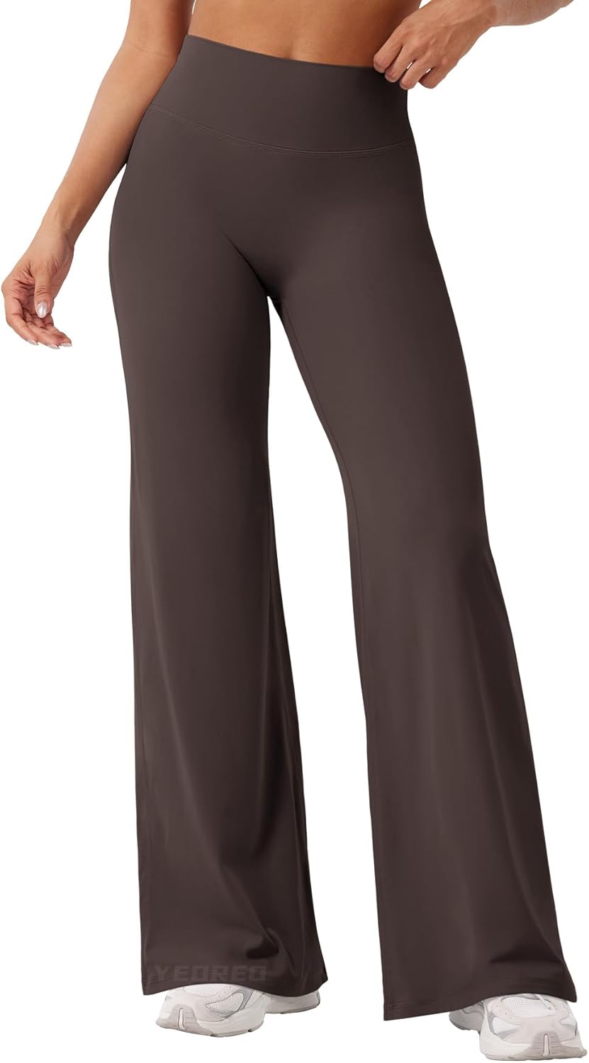YEOREO Workout Leggings for Women with No Front Seam Design