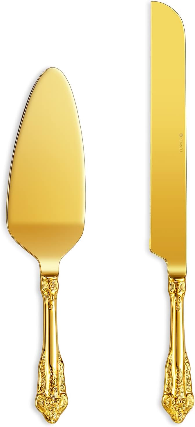 Gorgeous Wedding Cake Knife and Server Set for Special Events