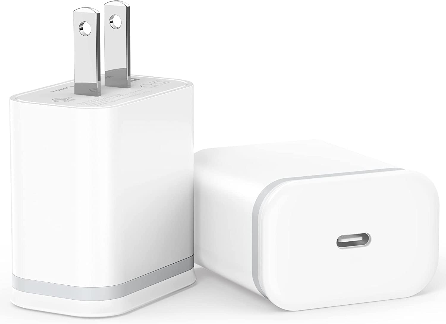 Fast Charge 2-Pack USB C Wall Plug by LUOATIP
